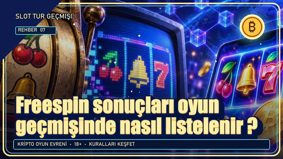Freespin sonuçları oyun geçmişinde nasıl listelenir? için kripto temalı oyun kapağı